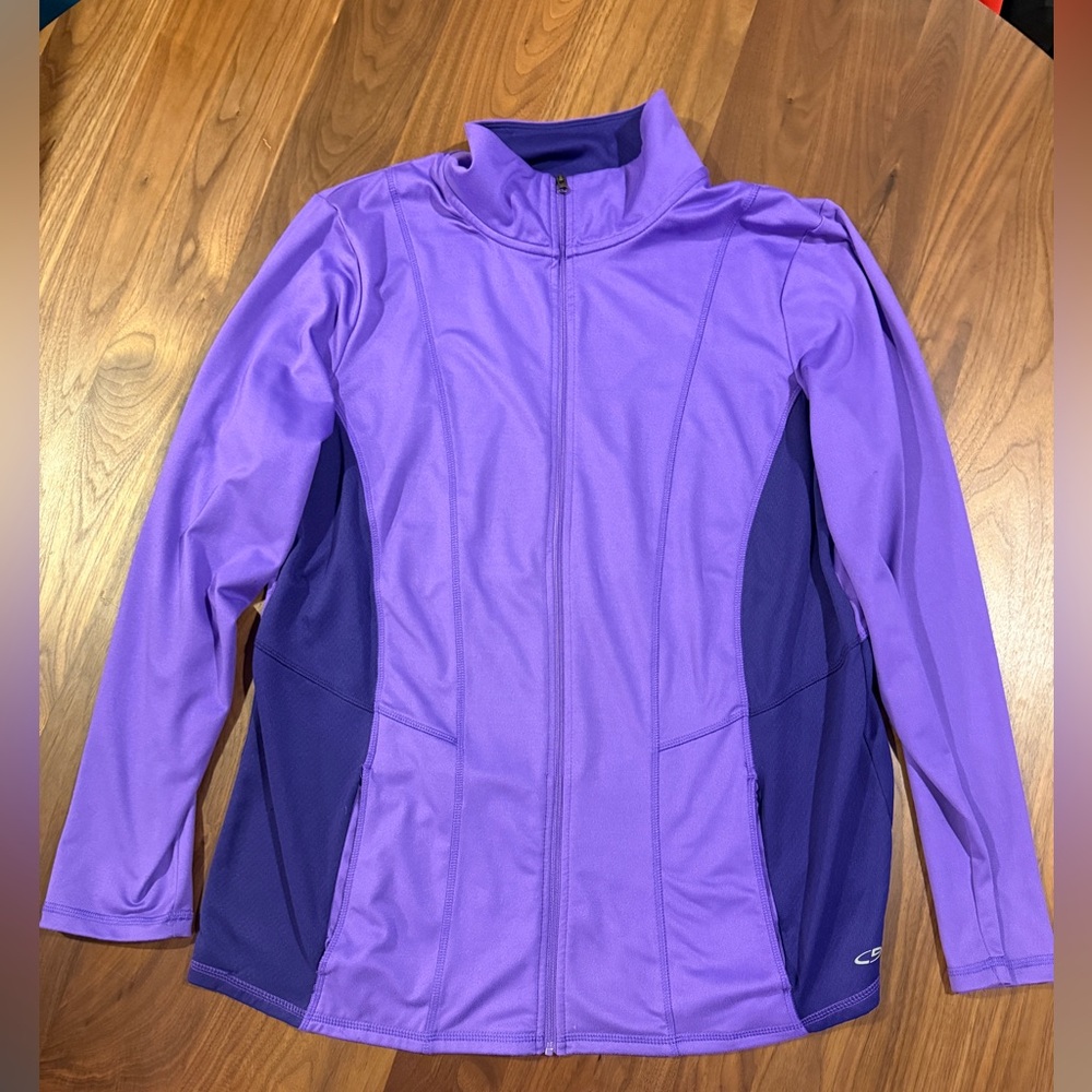 Champion Purple Full-Zip Athletic Jacket